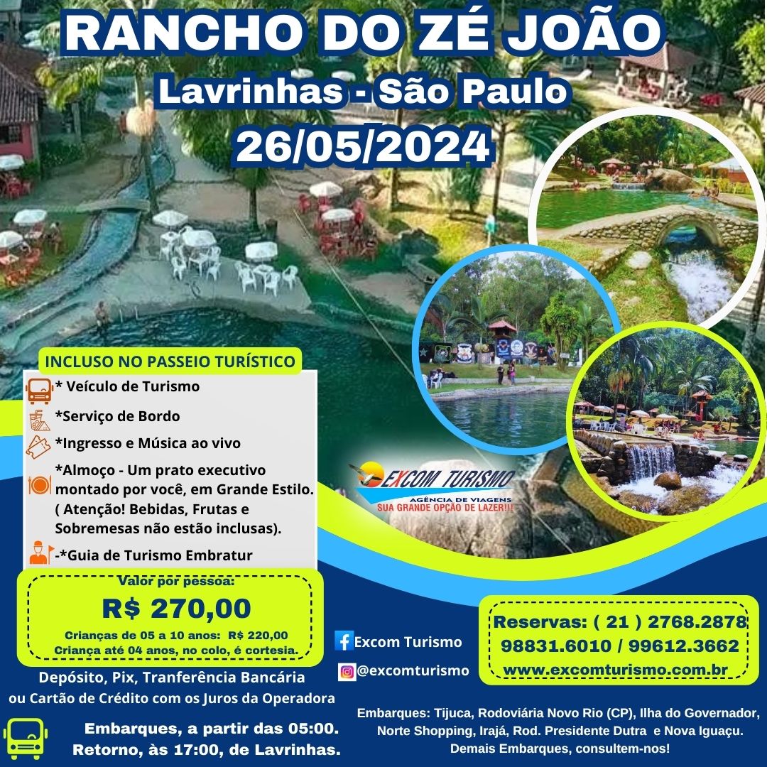 26/05/2024 - RANCHO DO ZÉ JOÃO - LAVRINHAS / SP